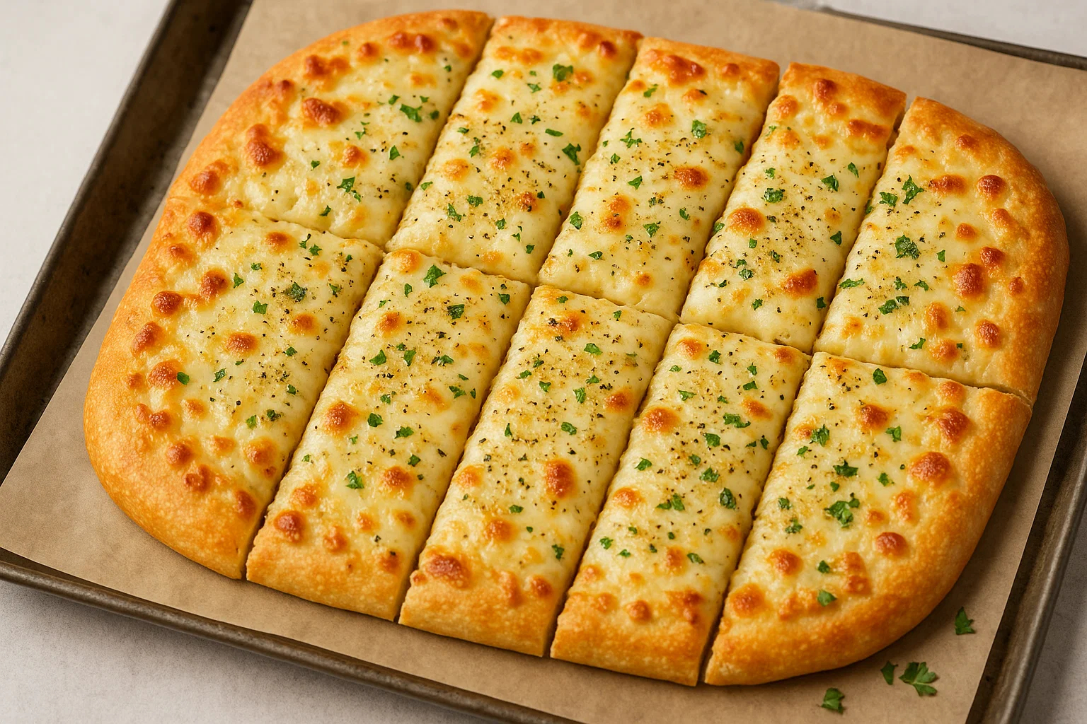 Easy Garlic and Cheese Breadsticks for the Holidays