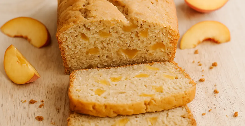 Peach Cobbler Bread Recipe