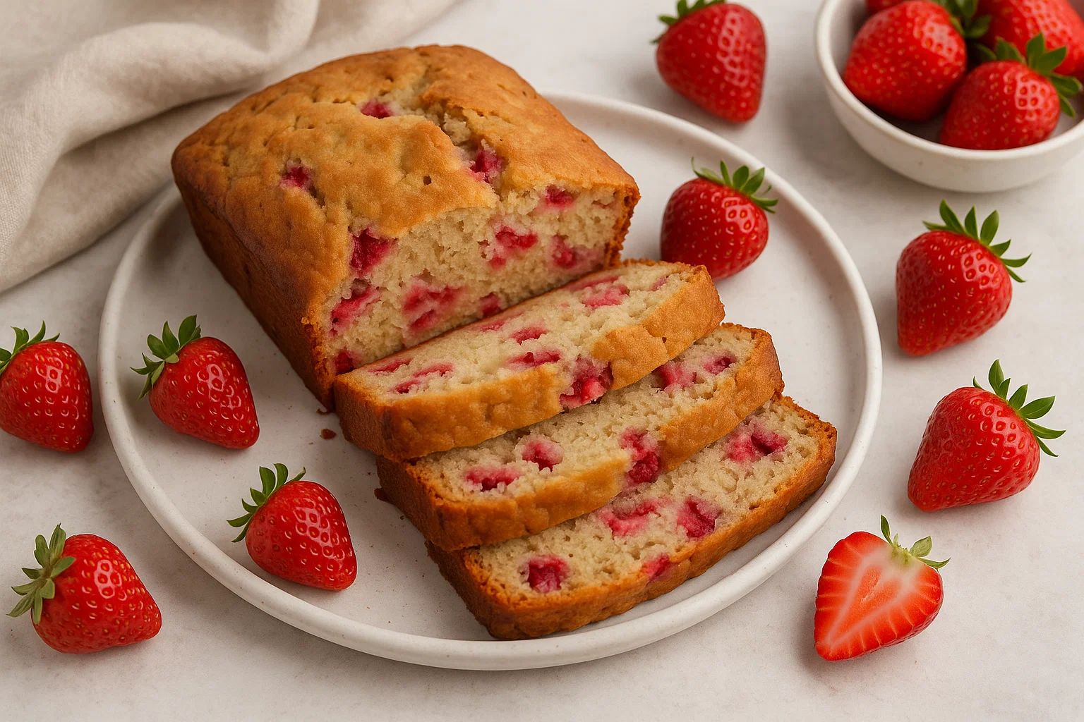 Easy Strawberry Quick Bread – Pin Your Pin