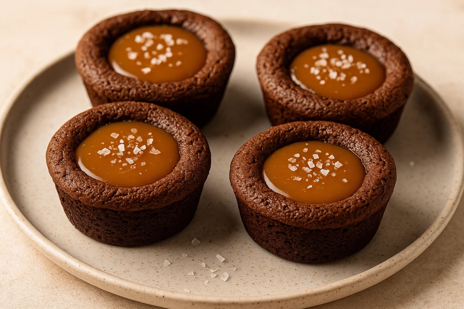 Salted Caramel Brownie Cups – Pin Your Pin