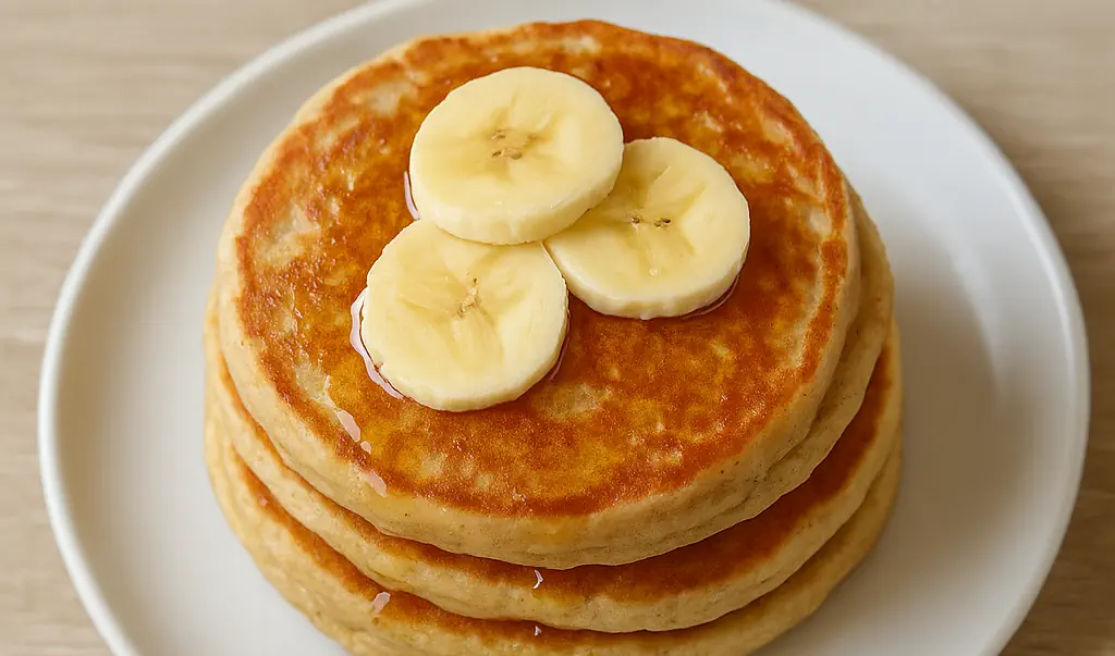 Fluffy Vegan Banana Pancakes