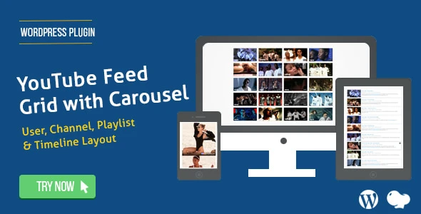 YouTube Feed : User, Channel and Playlist for WordPress